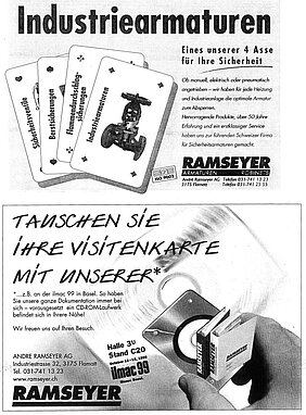 Werbung Ende der 90-er Jahre