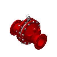 Bi-directional deflagration flame arrester